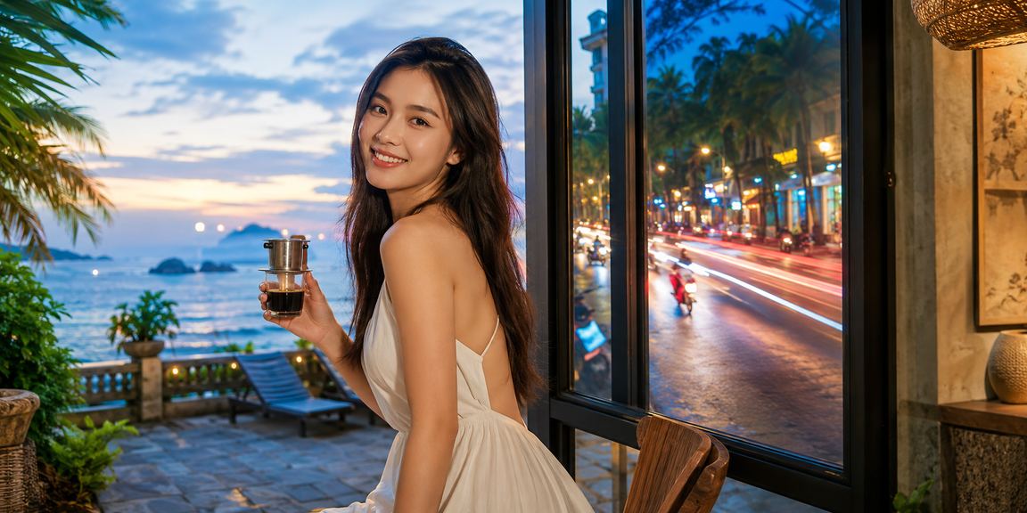 Người dùng kiểm tra giao dịch nạp tiền cạnh ly cà phê tại Ninh Bình
